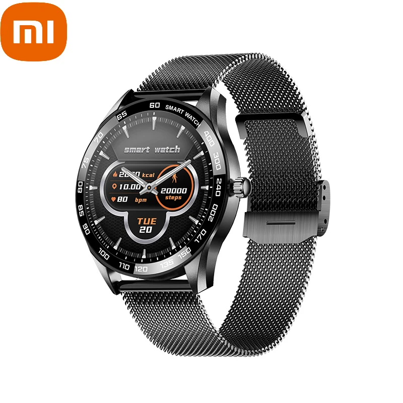 

Xiaomi New 2022 Smart Watch Men Full Touch Screen Life Waterproof Smartwatch for Android IOS Sport Fitness Tracker Custom Dials