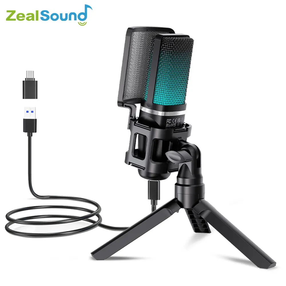 Микрофон для ps5. Streamplify Mic Arm [Mic-48-RGB-ma-BK]. Конденсаторный микрофон 4134. ZEALSOUND.
