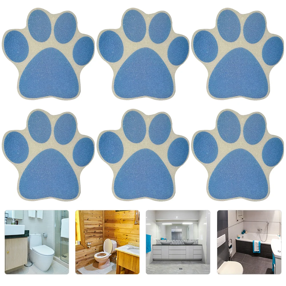 

Bathtub Stickersanti Tape Appliques Shower Non Bathroom Safety Treads Bath Decals Tub Grip Kids Cartoon Footprint