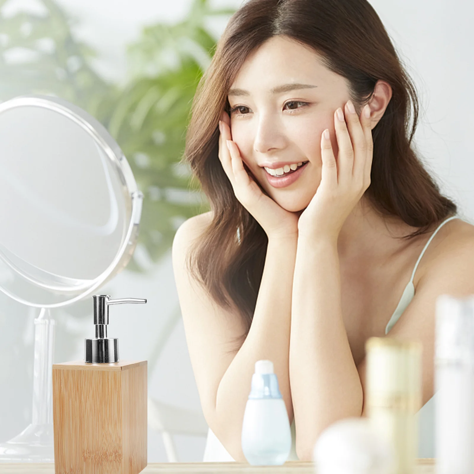 Многоразовая Бутылка из бамбука для кухонной раковины