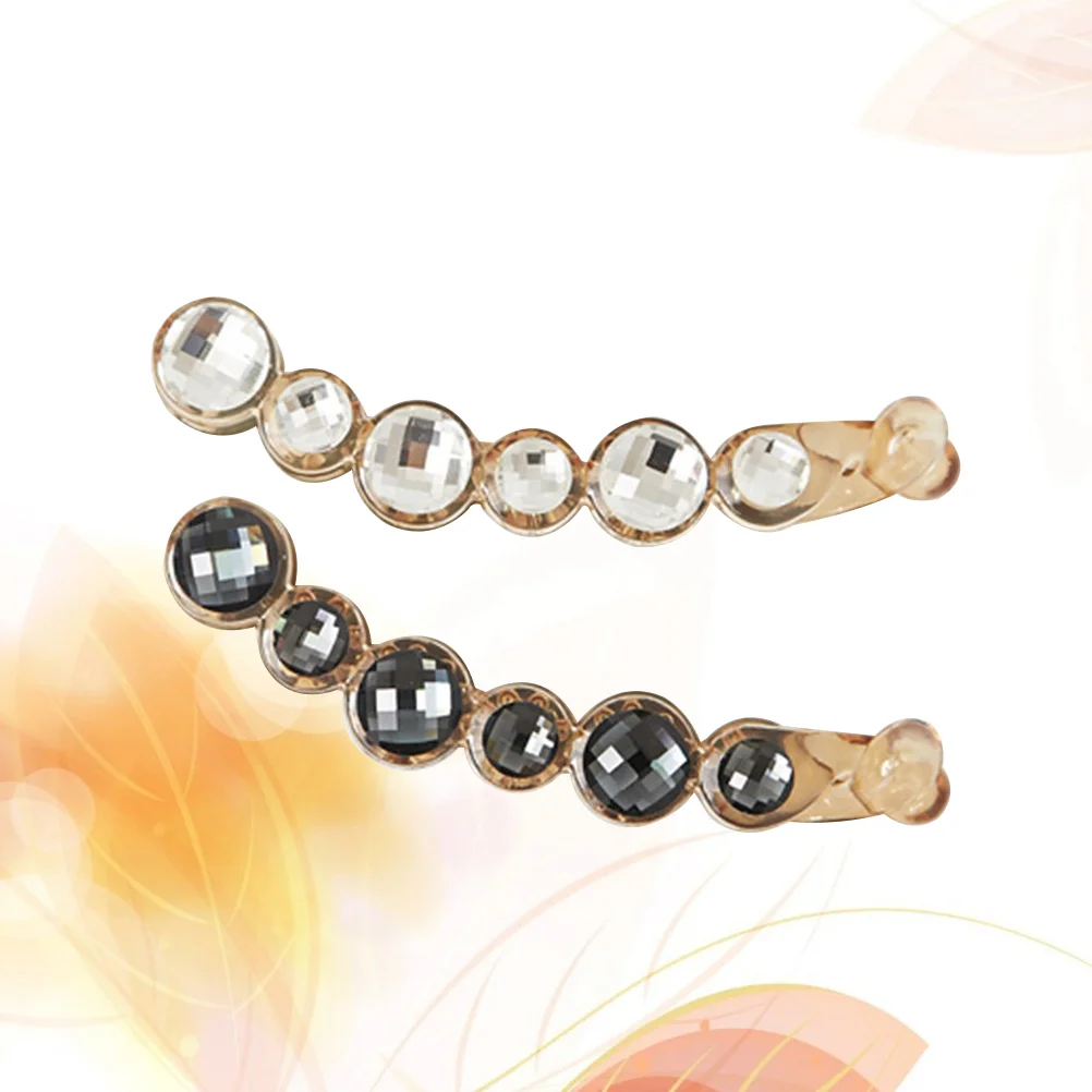 

2pcs Banana Hair Clips Large Hair Claw Ponytail Holder Updo Ponytail Clip