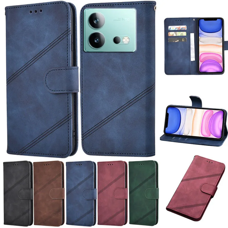 

Retro Leather Case For Vivo iQOO Neo 8 V2301A чехол Leather Phone Fundas For Vivo iQOO Neo 8 Pro V2302A Case Flip Wallet Cover