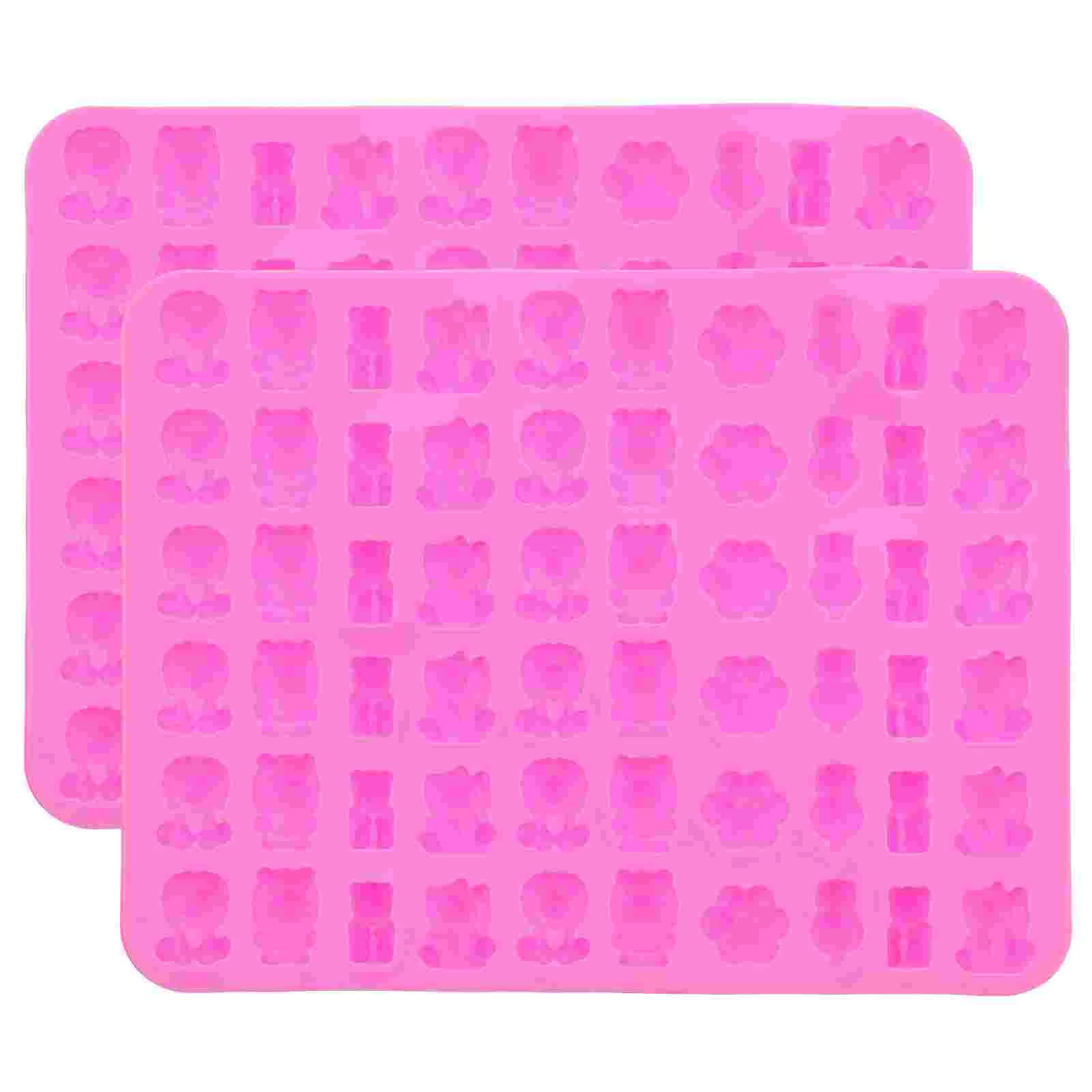 

2 Pcs Silicone Candy Mold Chocolate Chocolate Candy Candy Mold for DIY