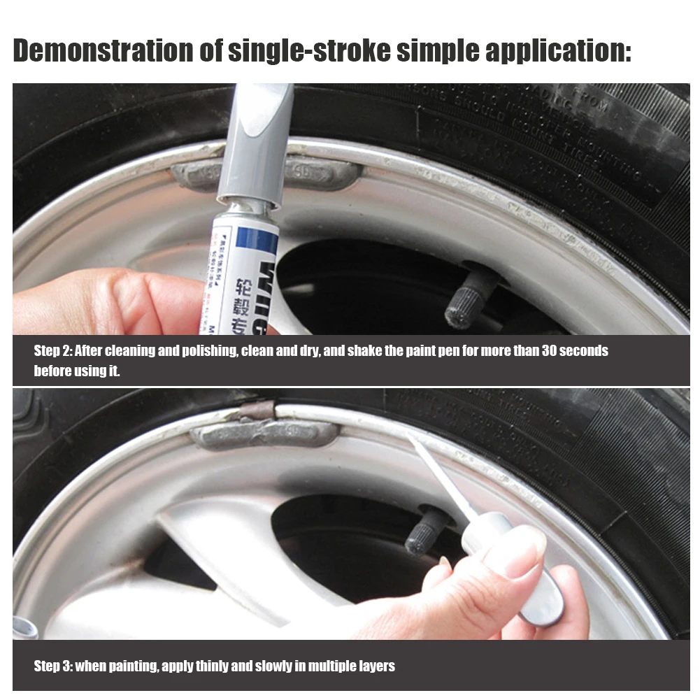 Ручка для ремонта царапин на ступице автомобильного колеса из алюминиевого