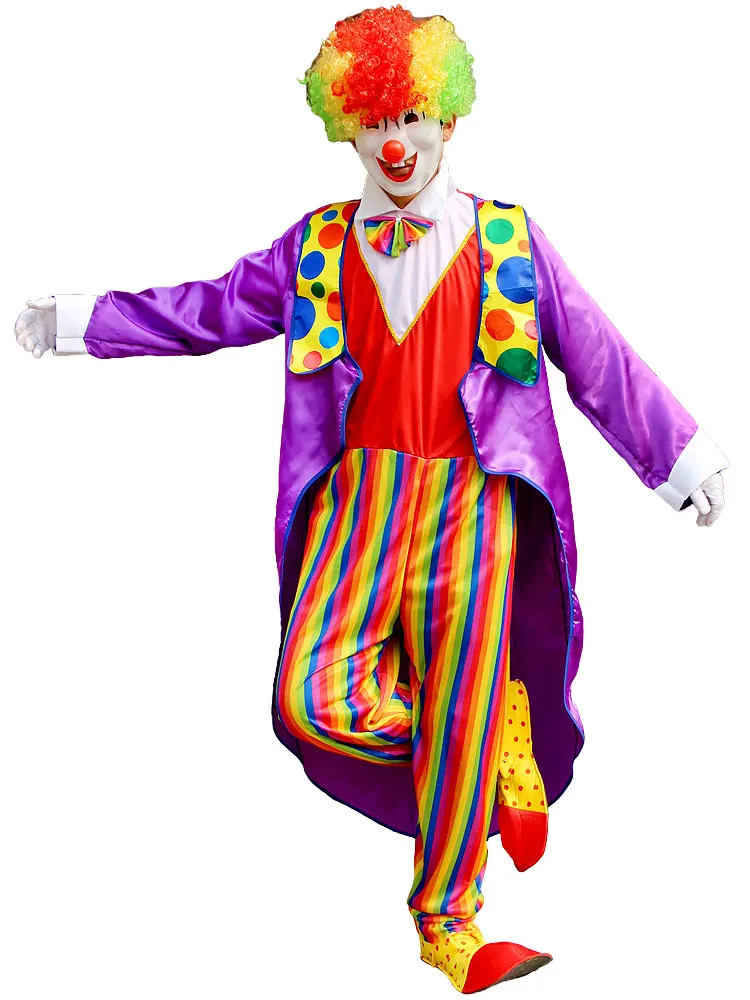 Хэллоуин искусственный цирковый костюм для взрослых и детей платье вечевечерние