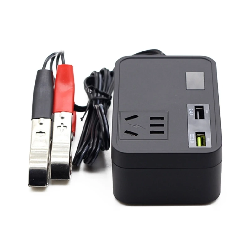 

Portable 600W Power Inverter DualUSB Charging Ports 12V to AC110V 220V for Car Cigarette Lighter Socket Phone