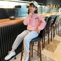 girls suit sweatshirts pants cotton 2pcssets%c2%a02022 luxury design spring autumn thicken sport tracksuits teenagers kid baby chil