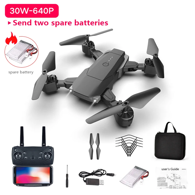 New Drone 4K With HD Camera WIFI 1080P Dual Camera Quad Copter FPV Professional Drone Toy Free Spare Battery High Quality images - 6
