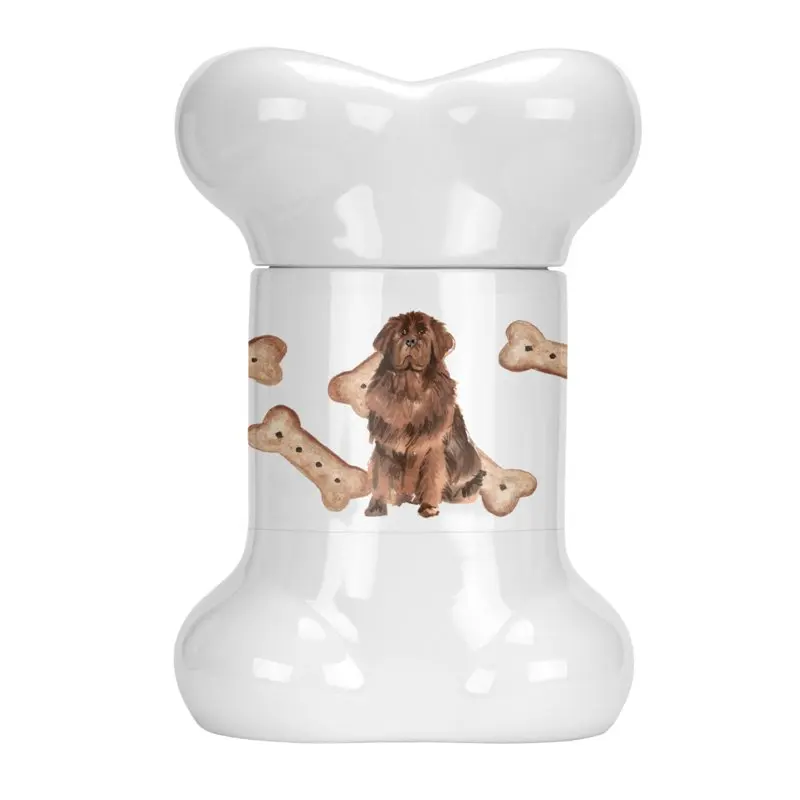 

CK2325BSTJ Newfoundland Bone Shaped Treat Jar, , multicolor