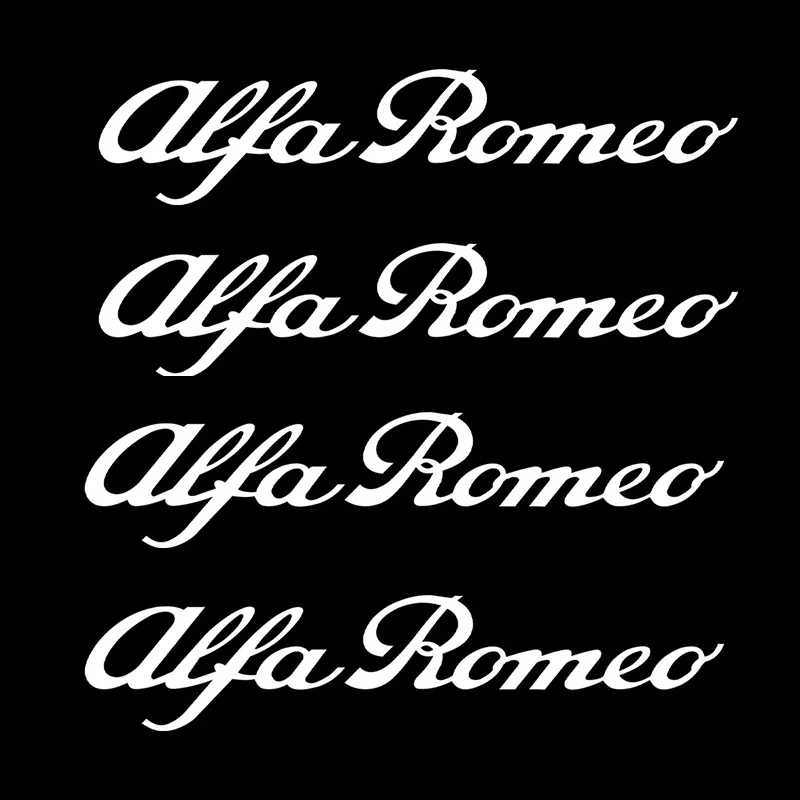 

4 шт. персонализированные водонепроницаемые автомобильные наклейки внешняя отделка Аксессуары для Alfa Romeo Giulietta Giulia GT Mito Brera Stelvio Tonale