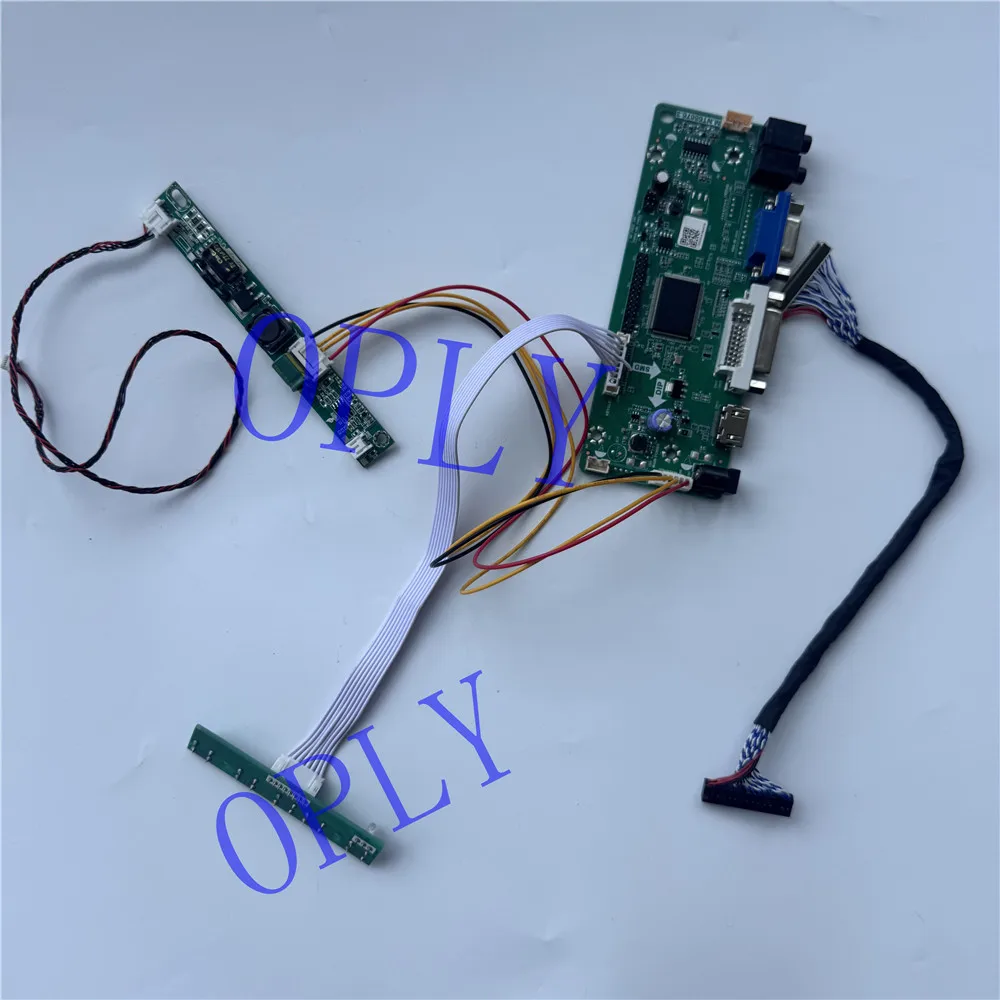 Фото Комплект для платы контроллера LED-дисплея LM185WH2 TL, совместимой с HDMI, DVI, VGA, LVDS, M.NT68676, панель 1366X768, 18,5 дюймов, 1366*768, DIY-монитор. №1