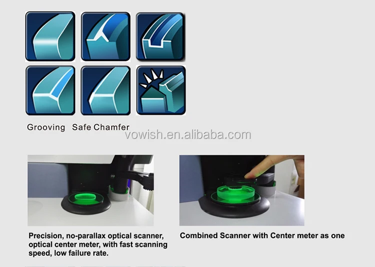 Новое оптическое оборудование Обрезной станок для линз ALE-1600 Автоматический