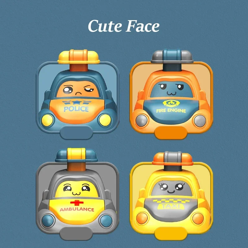 Детская игрушка Мультяшные автомобили милые тянущиеся мини-автомобили пресс