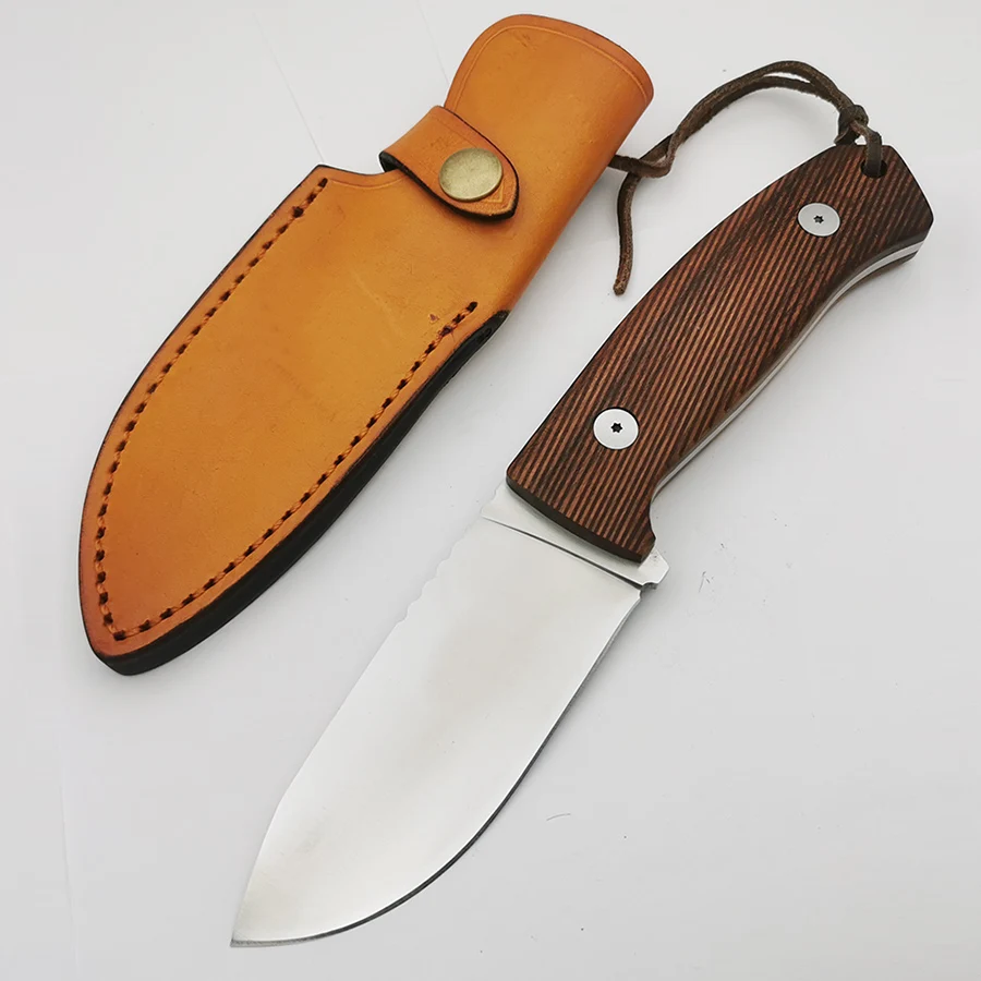 

Fixed Blade Knife hunting knife High hardness DC53 steel field survival tactical knife outdoor camping EDC tool