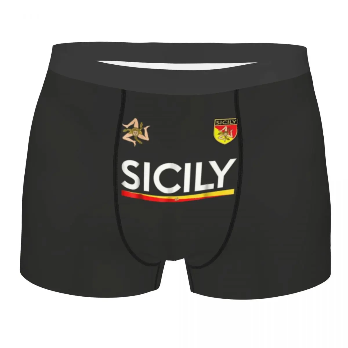 Пользовательские Sicilia Soccer Sicily Италия Футбольный трикотаж Боксеры Шорты Мужские