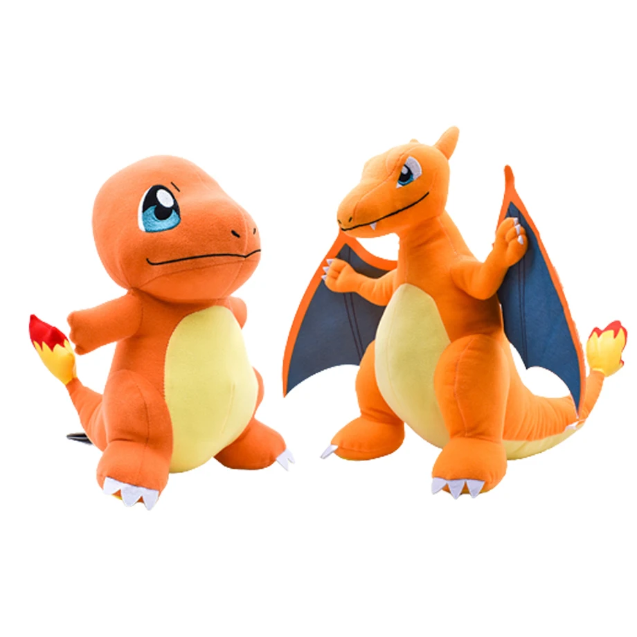

Pokemon Charmander Plush Toy Cartoon Charizard Plush Doll Soft Cute Stuffed Kawaii Squirtle Doll Pillow Birthday Gift For Kids