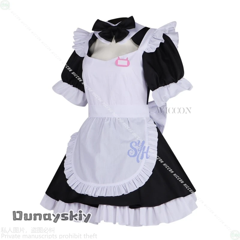 Фото Аниме игровой проект Sekai косплей Mikuuu костюм с кроличьим отверстием Kawaii Jirai Kei японское платье горничной для девочек прекрасная маскировка Лолиты №2