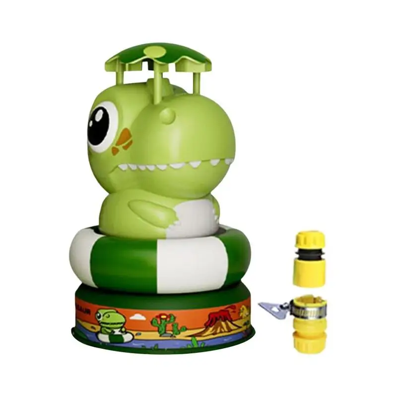 

Water Sprayer Toy Outdoor Water Sprinkler Dinosaur Launch Sprinkler Toys Summer Water Toys 360-degree Rotating Spray Toy