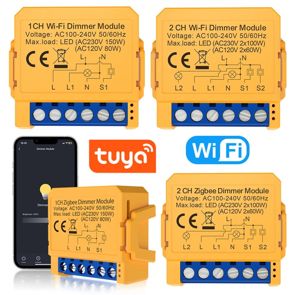 Светодиодные фонари Wi-Fi ZigBee с регулируемой яркостью