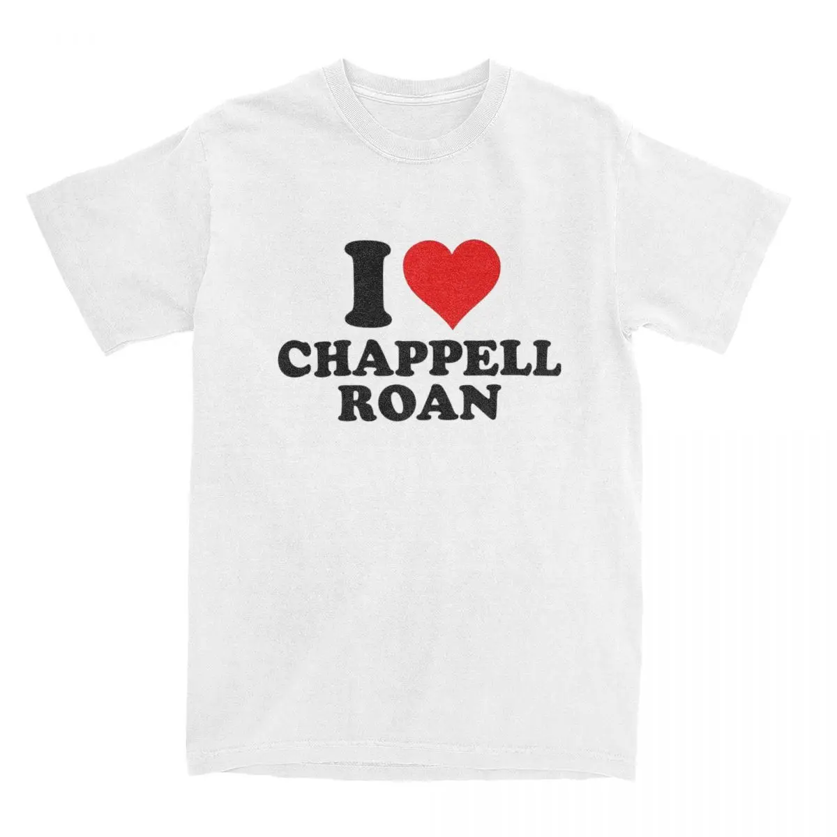 Мужские футболки I Love Chappell Roan Crazy 100% хлопок футболка с коротким рукавом круглым