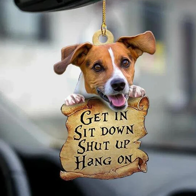 Креативная подвеска в виде милой собаки, двухсторонняя подвеска, украшение, лучший подарок для любимых собак, украшение
