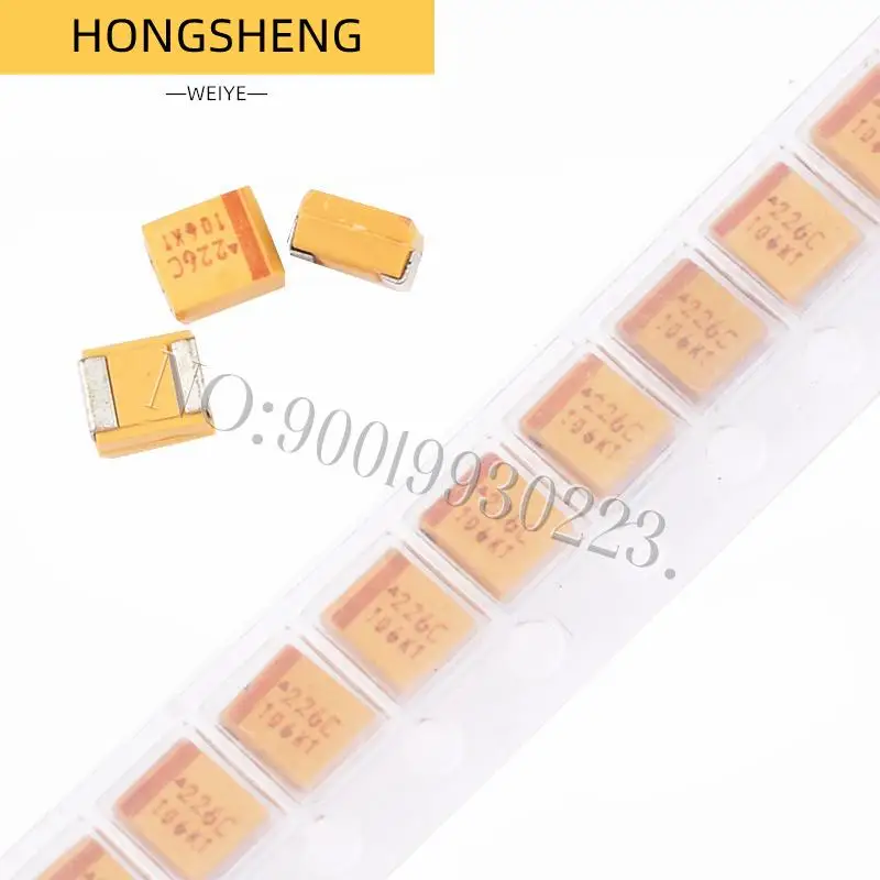 

10pcs Type B 1UF 4.7UF 10UF 47UF 100UF 220UF Tantalum Capacitor 4V 6.3V 16V 20V 25V 35V 50V 3528 1210 227 476 107 475 106 105