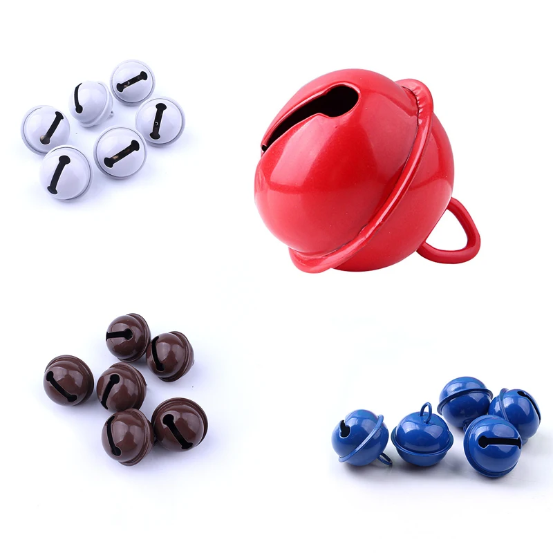 Color Painted Bell 22mm DIY Accessorie Bracelet Key Chain Necklace Bag Hanging Wind Bell Jewelry Making Material 10 Pieces / Bag