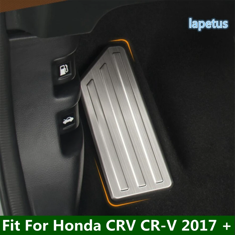 

Auto Left Foot Rest Footrest Pedal Protector Plate Decor Panel Cover Trim Fit For Honda CRV CR-V 2017 - 2020 Silver Accessories