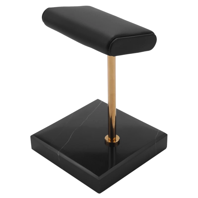 Подставка для часов подставка под мрамор из искусственной кожи черный цвет