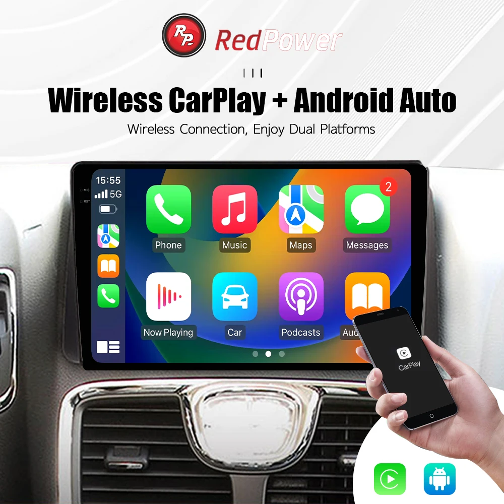 Автомагнитола 2K RedPower 75314 Hi-Fi для Chrysler Grand Voyager 5-поколение рестайлинг (09.2011-12.2015) Android