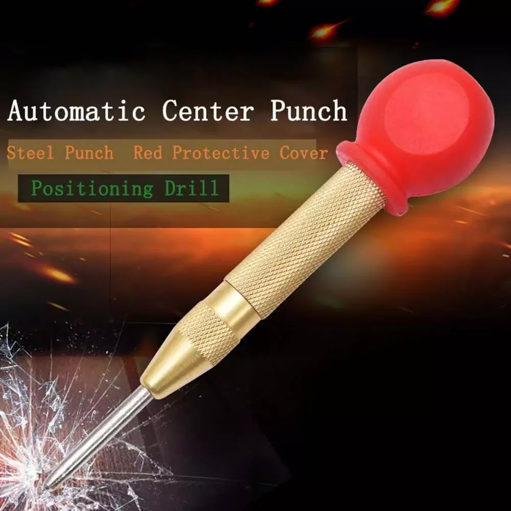 

Inch Automatic Punching Woodworking Tools Drill Bit Electric Tools Metal Drills Center Pin Punch Spring Loaded Dent Marker