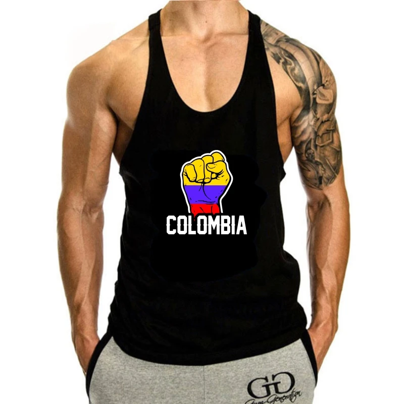 

Create Colombia Flag tank top men tank top men For Men Unisex Men tank top men 2024 Oversleeveless S-5xl