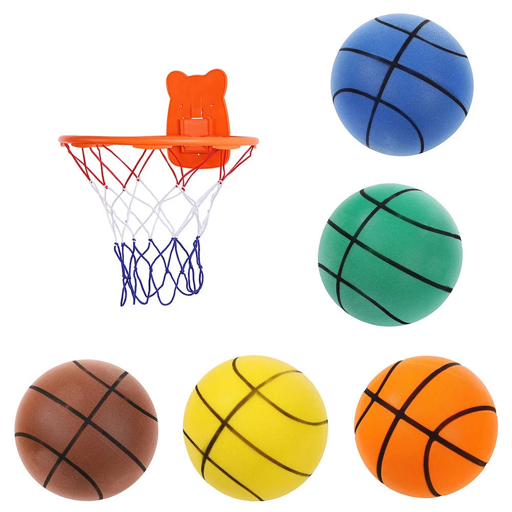 Тихий баскетбольный мяч из пеноматериала диаметр 21/18/24 см