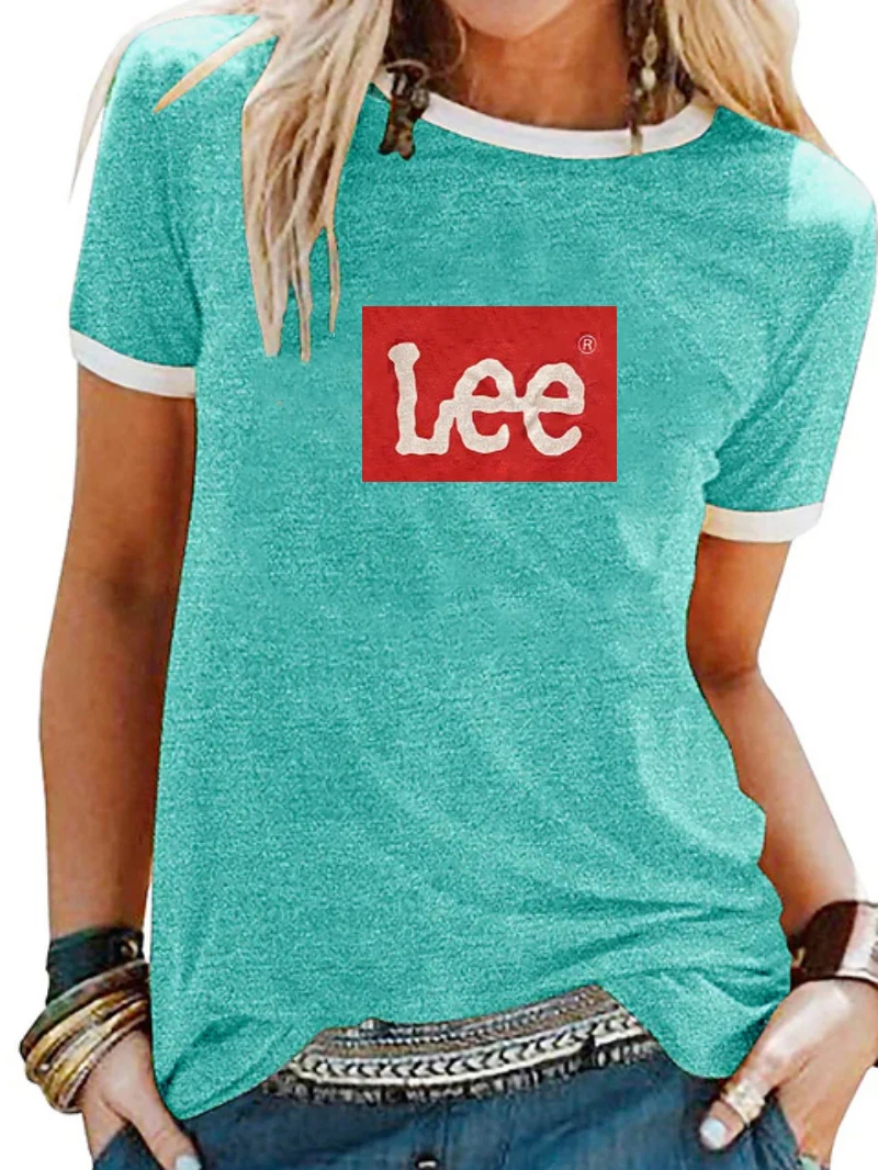 

Women's 3D printed T-shirt, round neck short sleeved street clothing, simple and comfortable affordable T-shirt, new summer T-sh