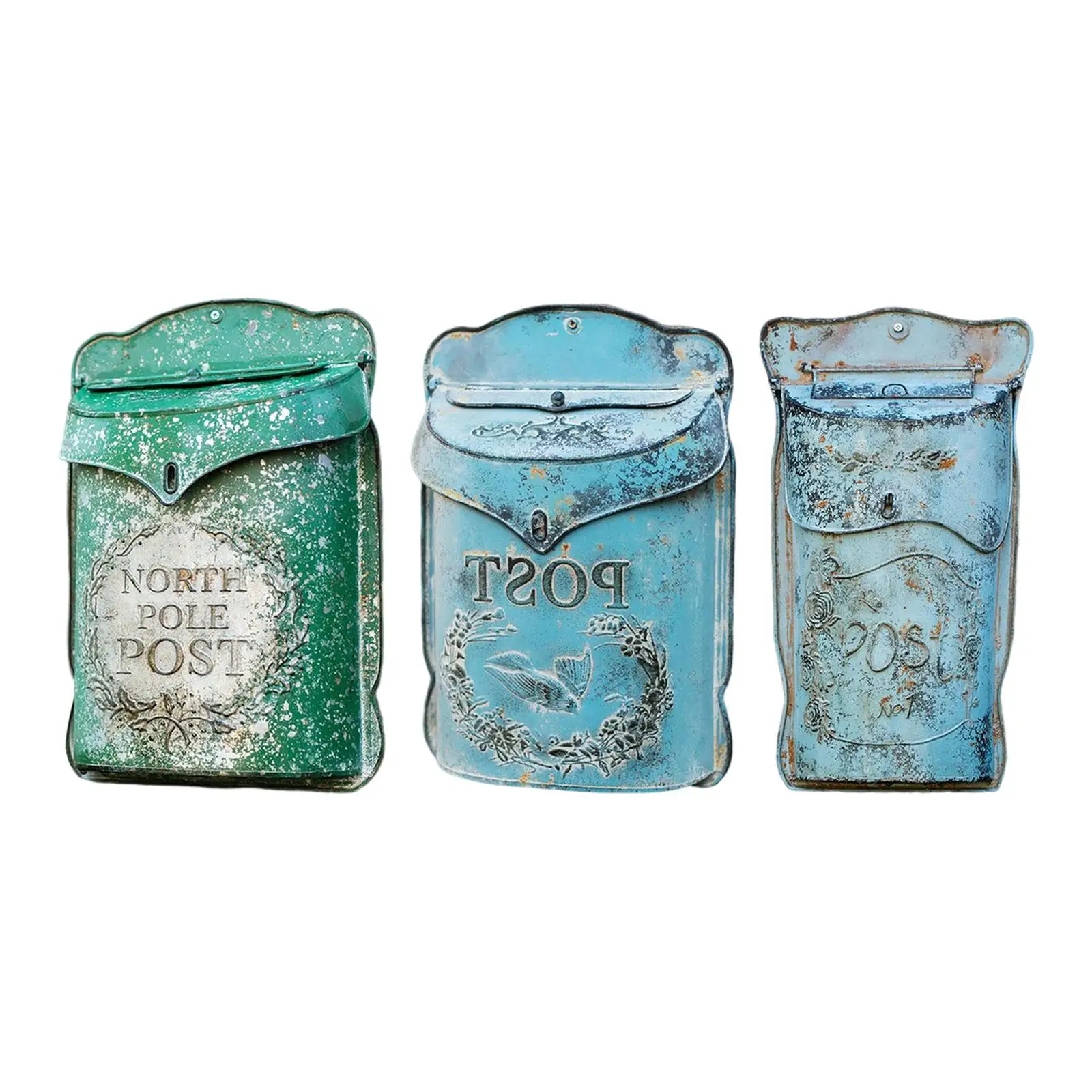 

Аксессуары для почтового ящика в стиле ретро, декоративная коробка для писем, креативная металлическая коробка