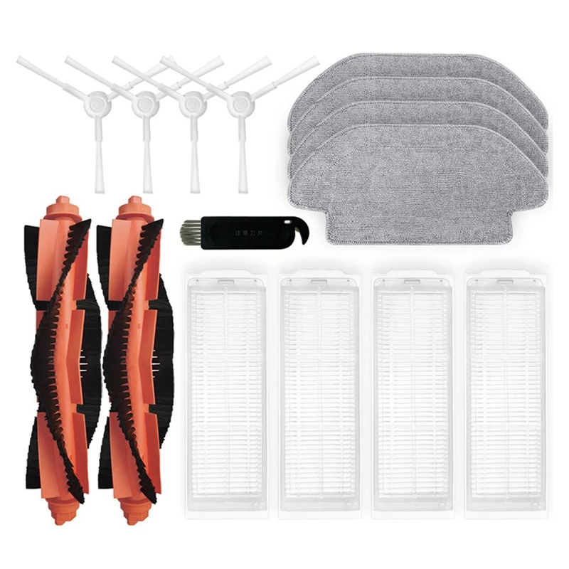 

For Xiaomi Robot Vacuum S12 B106GL Main Side Brush Hepa Filter Mop Pad Replacement