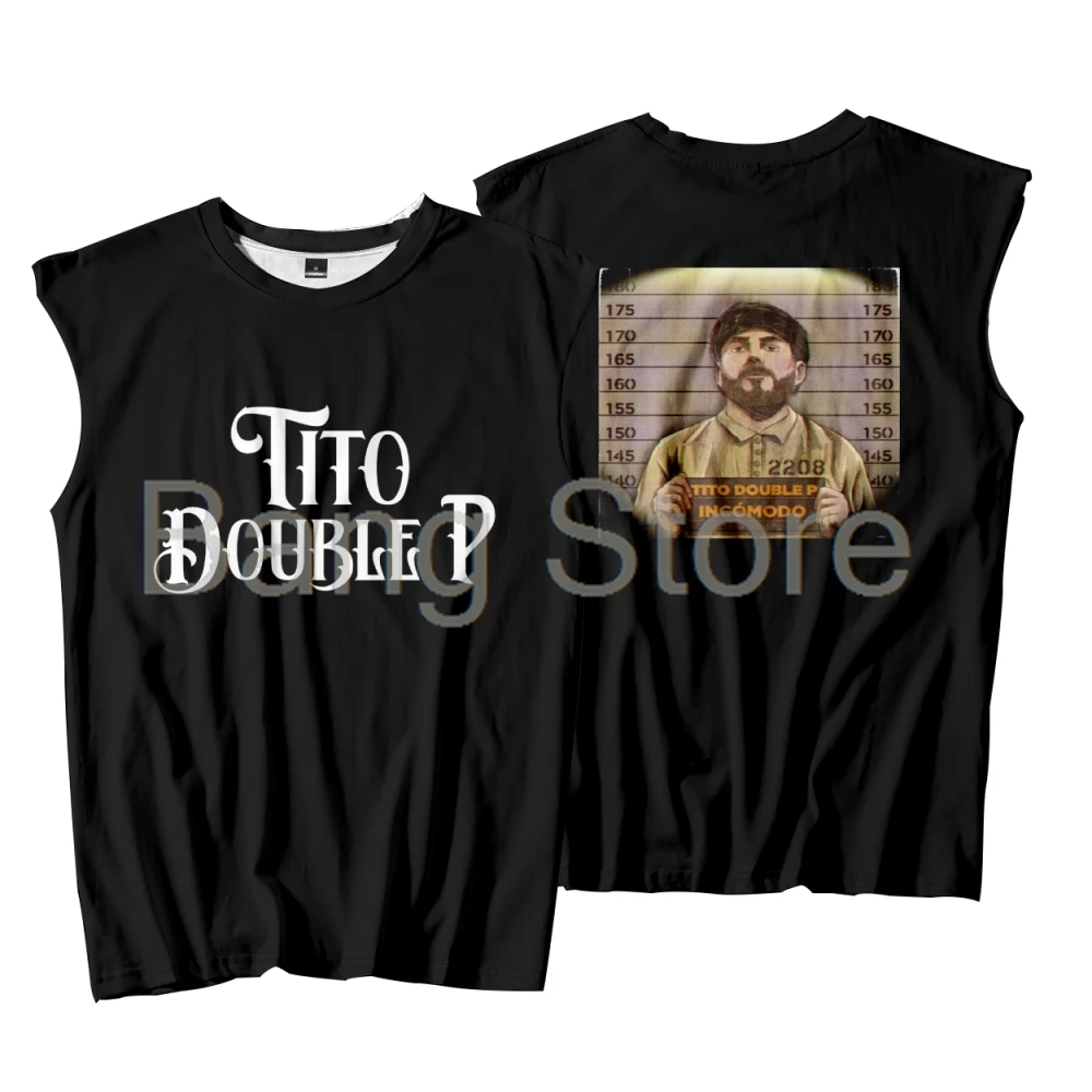 Tito Double P Incomodo Майка унисекс с круглым вырезом Модная футболка без рукавов