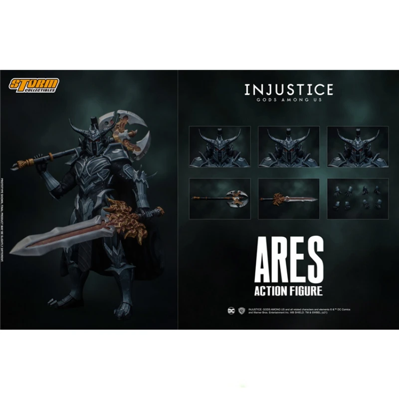 

In Stock Storm Toys 1/12 Injustice God of War ARES DCIJ05 Soldier Doll Anime Action Figure Toy Gift Model Collection Hobbies