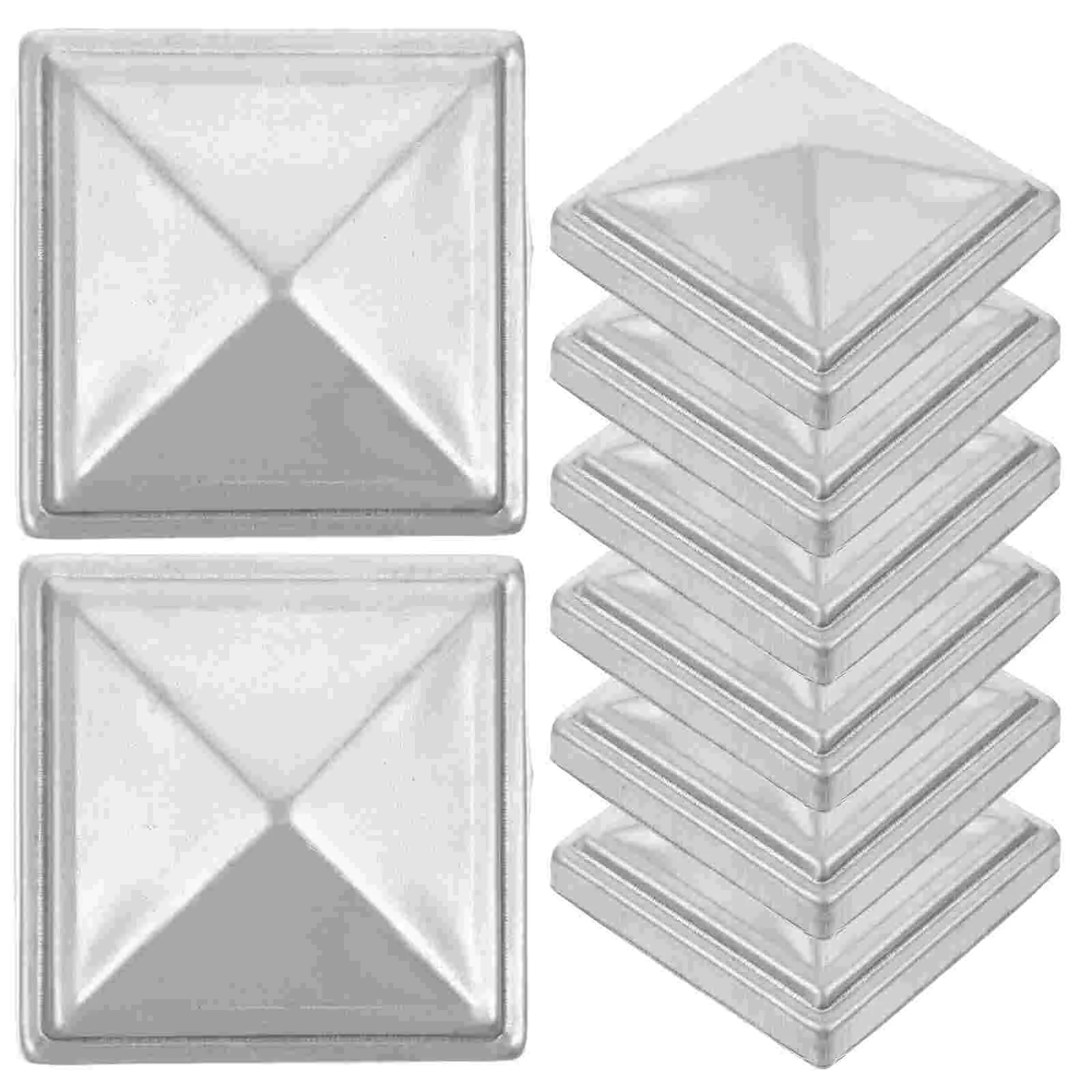

Iron Pillar Metal Fence Caps Cover Protector Corridors Post Decorative Column Wraps Porch