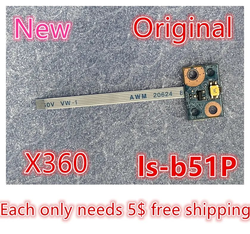 Оригинальная плата для HP Pavilion X360 11-N 11-N010DX кнопки питания с кабелем 755733 -001 LS-B151P Все