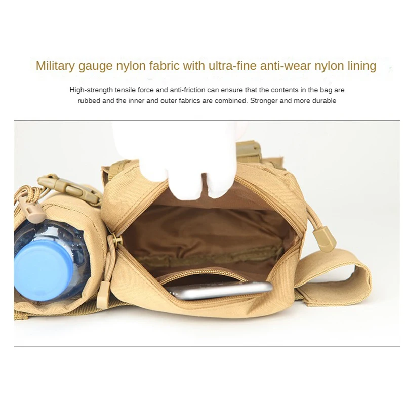 New Tactical Hiking Travel Large Mens Chest Waist Bag Running Bum Bag Tactical Fanny Pack For Daily Life Cycling Camping