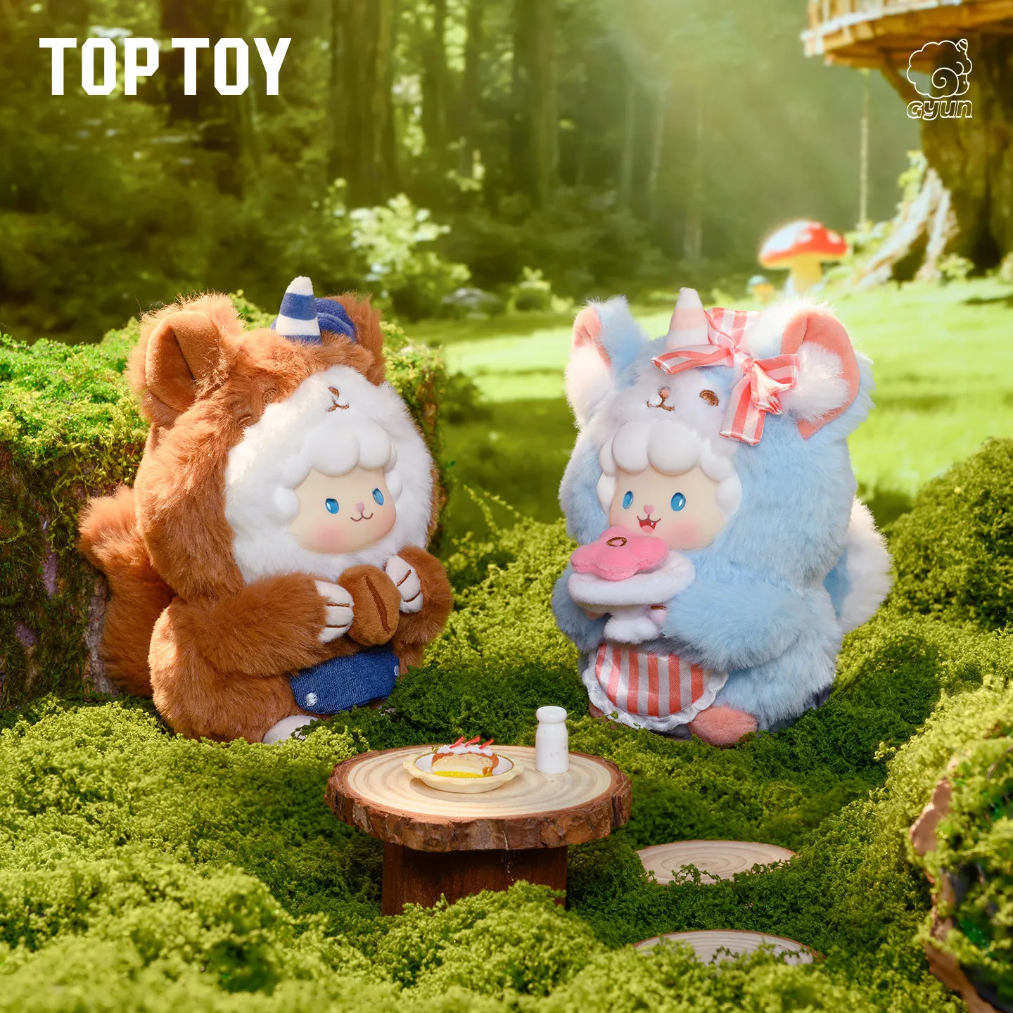 TOPTOY Слепая коробка-сюрприз: Плюшевая кукла Gyun из серии «Друзья-грызуны» (Овечка), виниловая милая фигурка, настольное украшение, коллекционный подарок (art.: 3920da348ea4f) - 3920da348ea4f