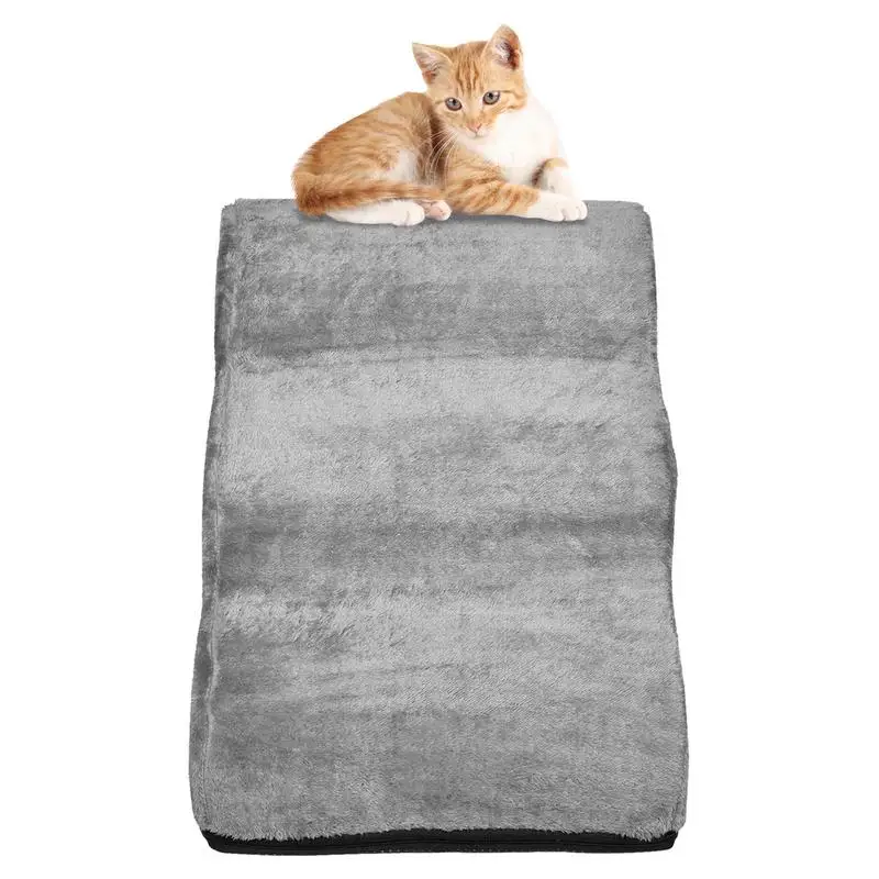 

Foam Pet Ramp 3 Tier Dog Stair For Small Dogs Pet Stairs For High Beds And Couches Pet Steps Foam Ladder For Kittens Doggies
