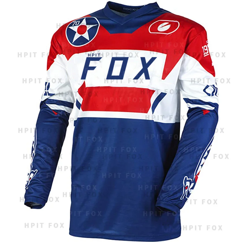 

Motocross Men Downhill Jersey Hpit Fox Racing Cycling Jersey Mtb Mountain Bike Mtb Shirts Offroad Motorcycle Sportwear Bicycle