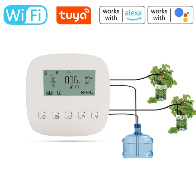 Таймер для полива сада Tuya умный автоматический микроконтроллер орошения с