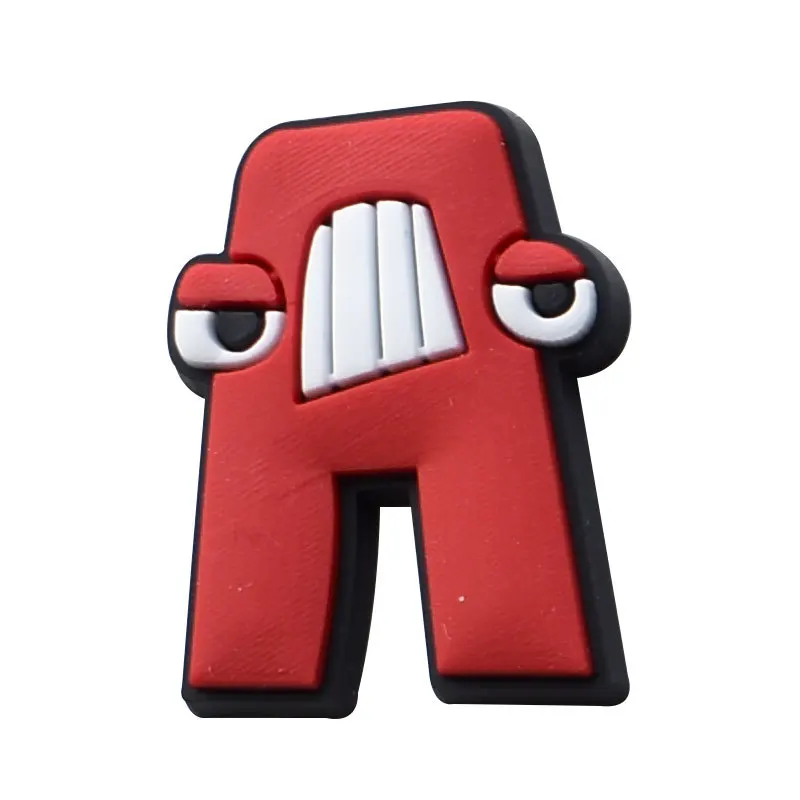 30pcs /set Pvc Buckle Clog Croc Jibz  Animal Letters Shoe Accessories Decorations Kid Party Gift