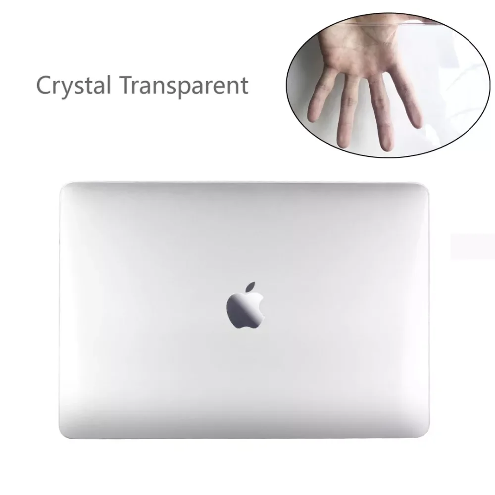 

Matte Crystal Laptop Case For Apple Macbook Air 11 12 13 inch model Cover For macbook Retina pro 13 with touch Bar ID A1932