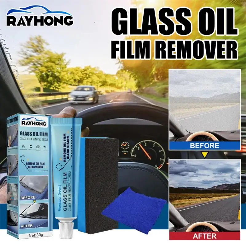 Rayhong GM Glass Polishing Degreaser Cleaner Oil Film Cleaning Polishing Paste For Bathroom Window Glass Windshield Car Wash