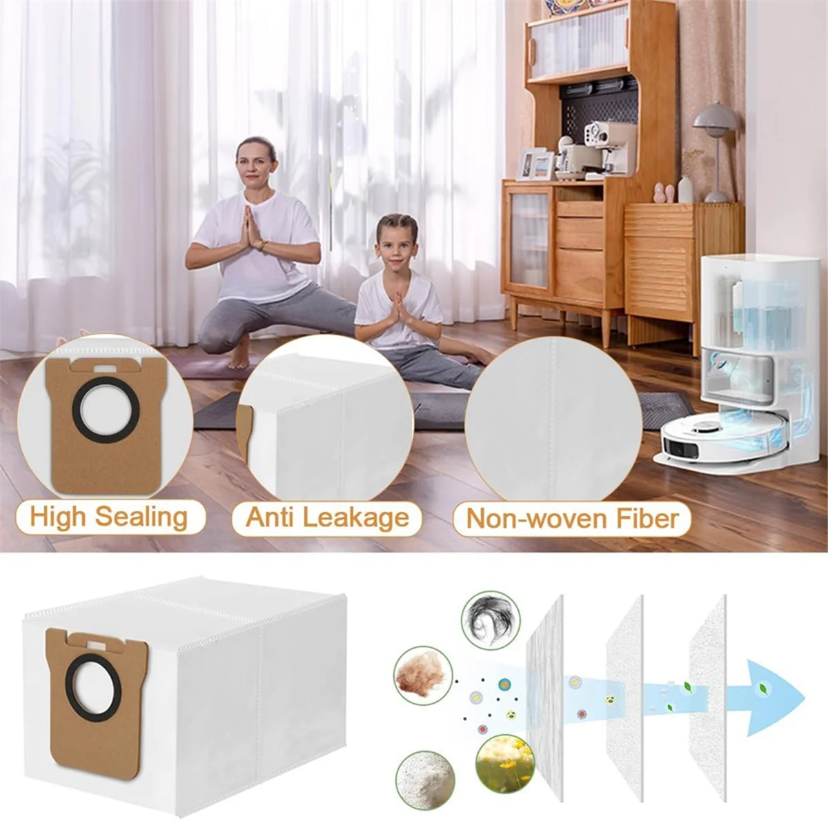 Запчасти для L10S Ultra/ L10 Pro основная боковая щетка фильтры НЕРА насадки швабры мешки