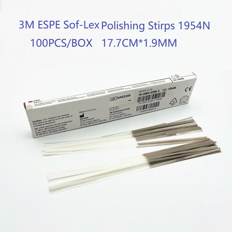 

3M 1954&1954N Dental Finishing and Polishing Strips 3M ESPE Sof-Lex Finishing Strips Dental Polish Dices Dental Rubber Polisher